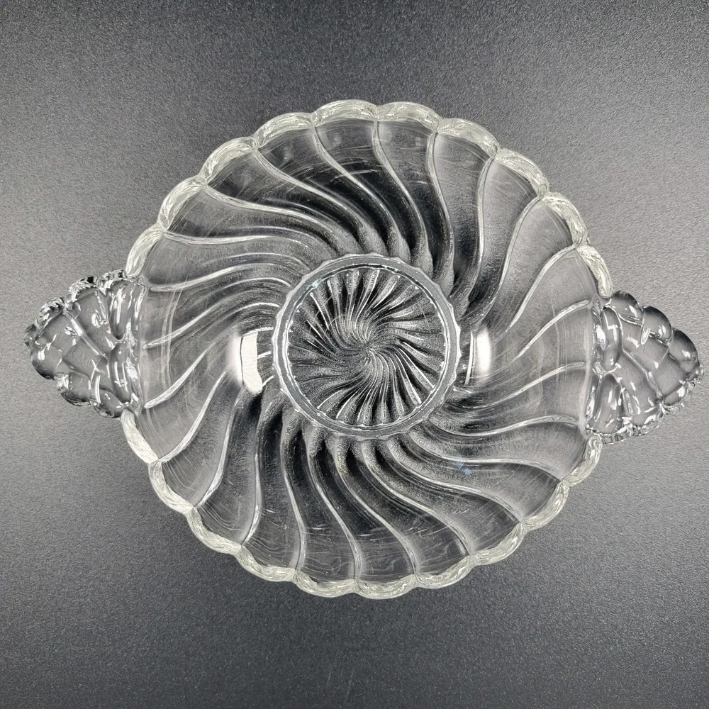VTG Fostoria Colony 2412‎ Swirl Glass 7